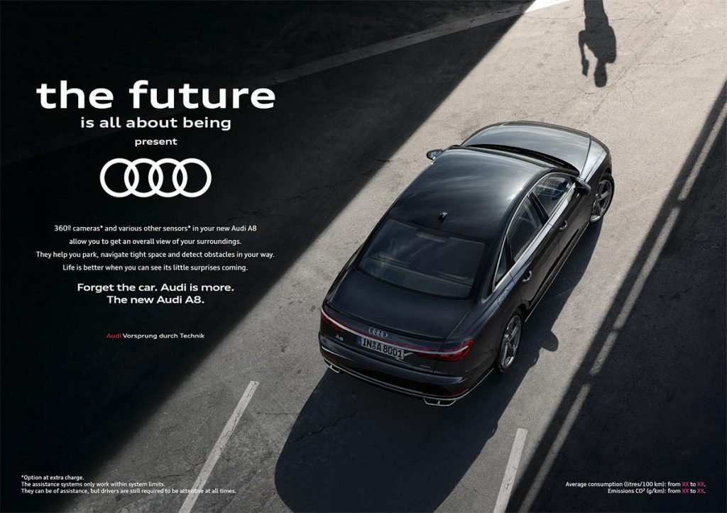 AUDI The future is all about being present