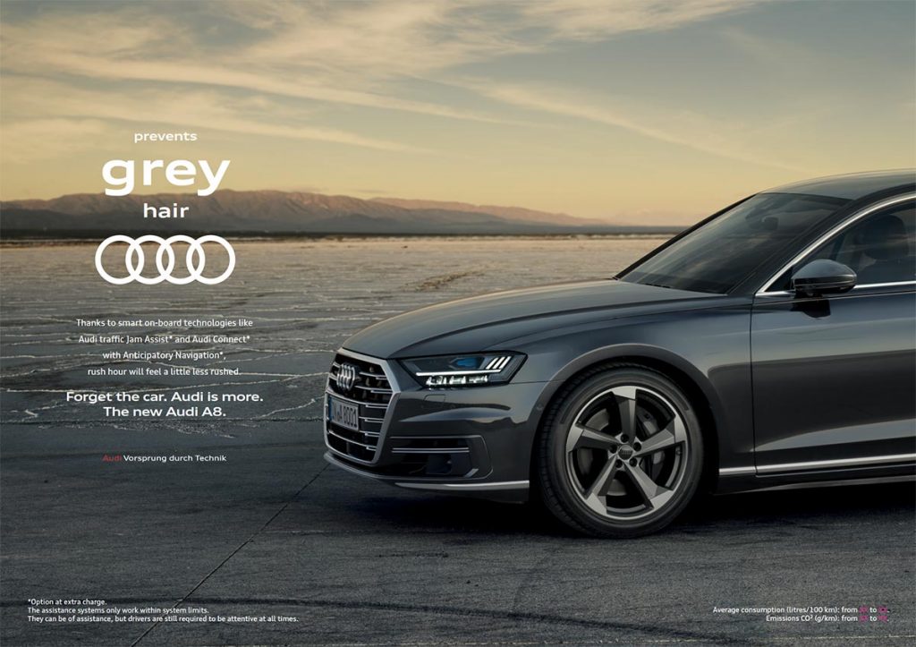 AUDI Prevents gray hair