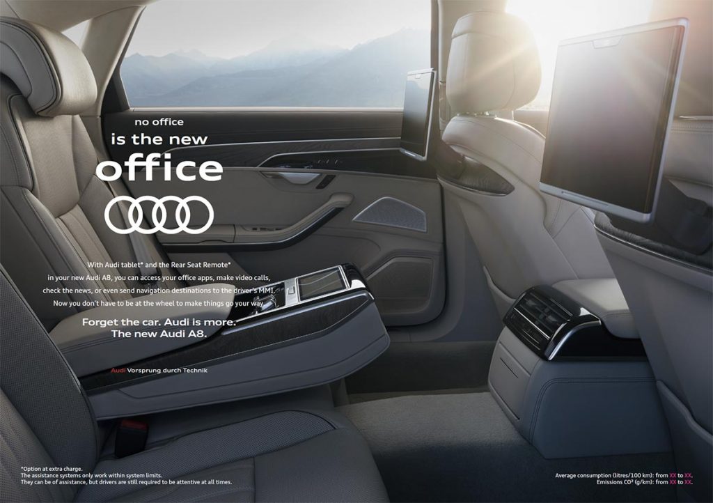 AUDI No office is the new office