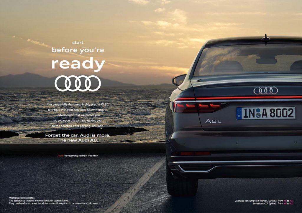 AUDI Start before you are ready