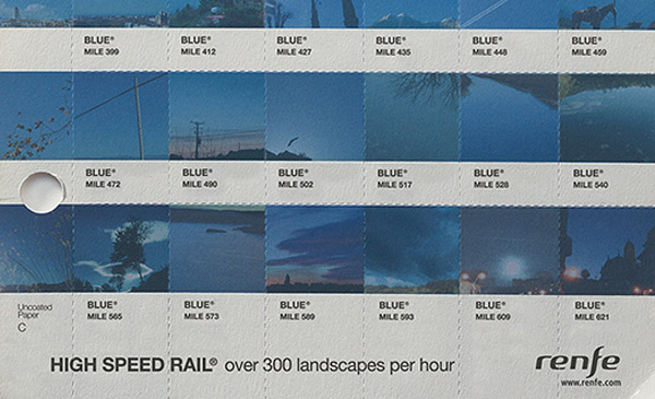 RENFE Over 300 landscapes per hour